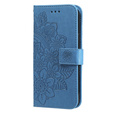 Flip case for Samsung Galaxy A54 5G, Mandala Flower, blue