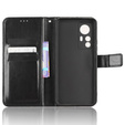 Flip case for Xiaomi 12T, Crazy Horse Wallet, black