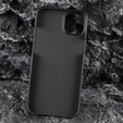 Case for iPhone 14, Aramid Fiber Cover, black