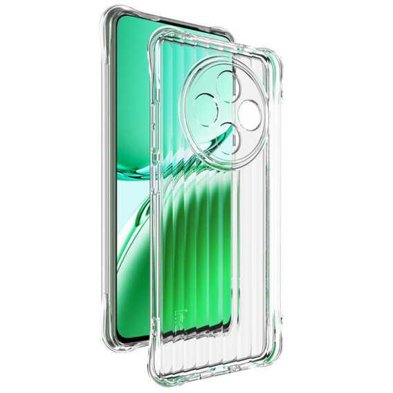 IMAK case for Oppo Reno 12FS / 12F 5G, Stripe Dropproof, transparent