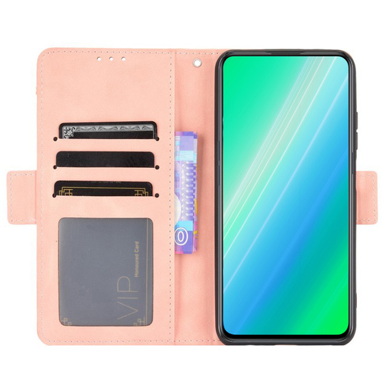 Flip case for Xiaomi Redmi Note 12S, Card Slot, pink