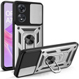 Case for Oppo A78 5G, CamShield Slide, silver