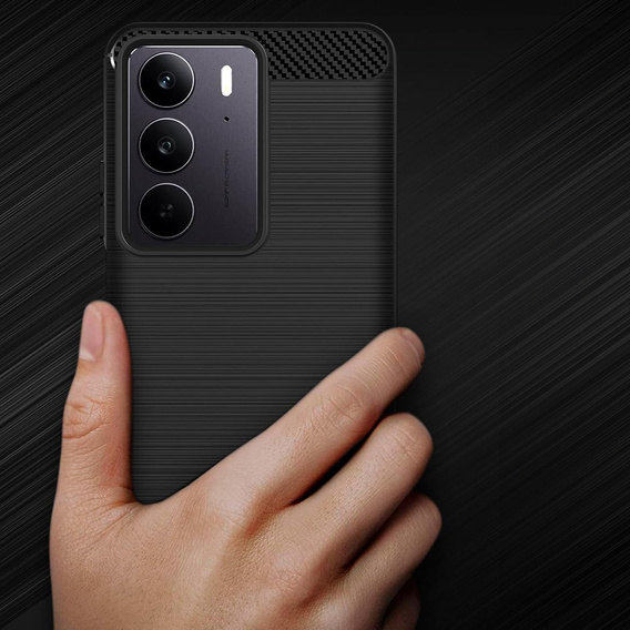 Case for Realme C71, Carbon, black