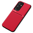 Case for Samsung Galaxy A55 5G, with magnetic grip plate, red