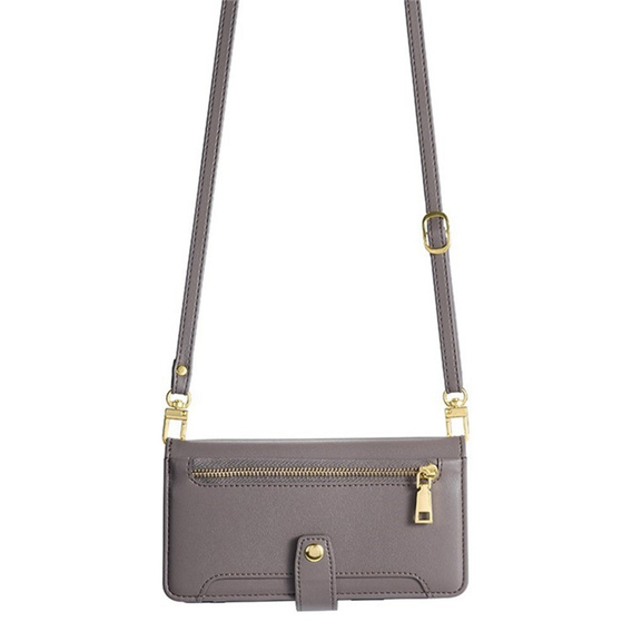 Flip case with zip pocket for iPhone 17