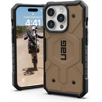 Urban Armor Gear Case for iPhone 15 Pro, Pathfinder MagSafe, brown