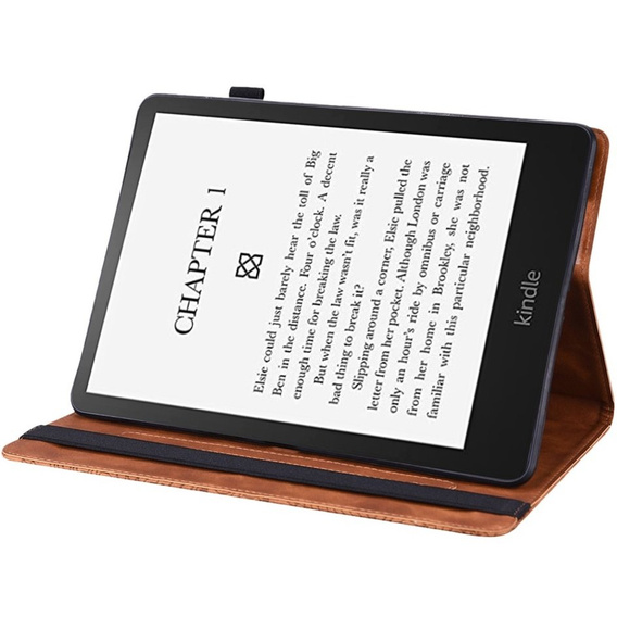 Flap case for Amazon Kindle Paperwhite 5 (2021), flower, blue