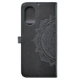 Flip case for Oppo A38 4G / Oppo A18 4G, Mandala, black