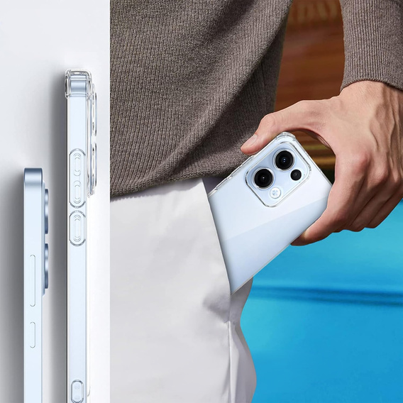 Case for Oppo Reno 13, Dropproof, transparent