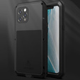 Love Mei Case for iPhone 12 Pro Max, armored with glass, black