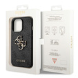 GUESS Case for iPhone 14 Pro, 4G Big Metal Logo, grey