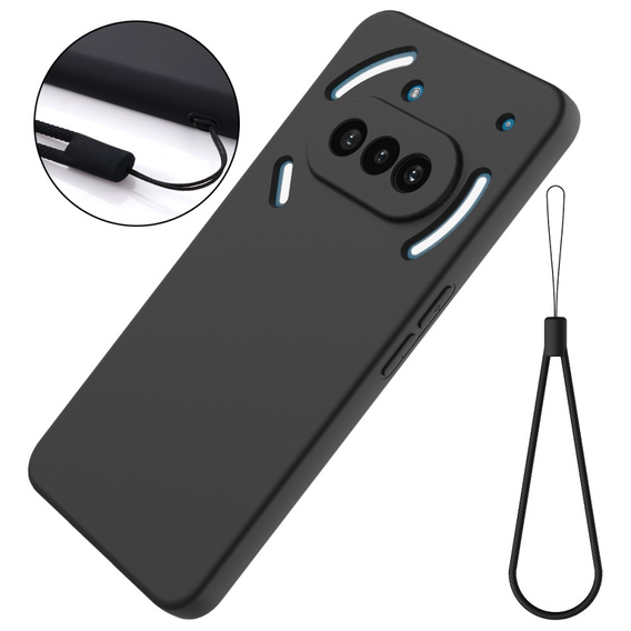 Case for Nothing Phone 3a, Silicone Lite, black