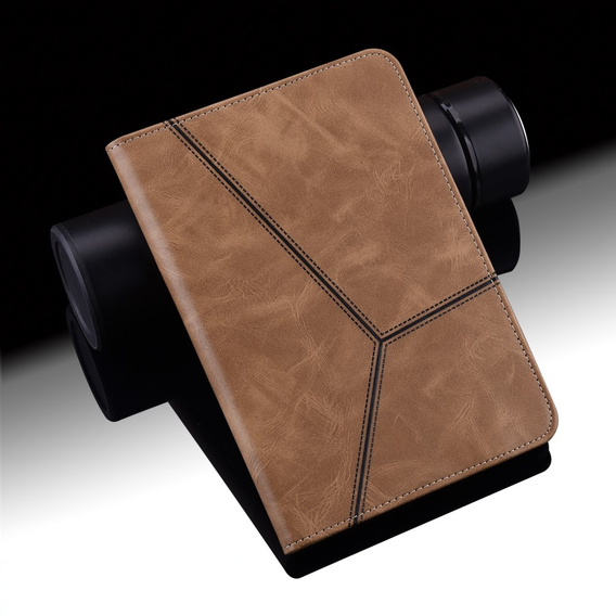 Case for Samsung Galaxy Tab S10 Lite / S10 FE / S9 FE / S9, Classic, with space for stylus, brown