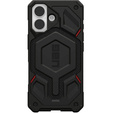 Urban Armor Gear Case for iPhone 15 Plus, Monarch Pro Kevlar MagSafe, black