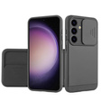 Case for Samsung Galaxy S24, ERBORD CamProtect Slide Camera, black