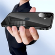 Case for iPhone 16, Magnetic Dual Glass, black