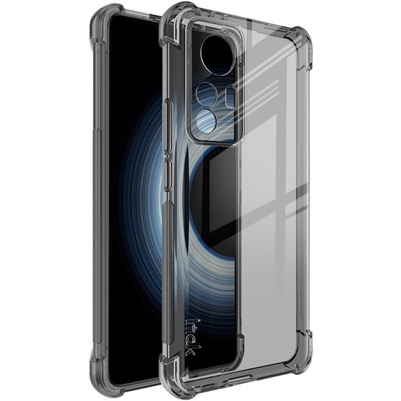 IMAK case for Xiaomi 12T, Dropproof, transparent / black