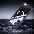 Case for Samsung Galaxy A16, Shockproof, with glass, for MagSafe, purple
