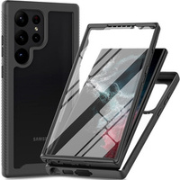 Case for Samsung Galaxy S23 Ultra, Shockproof, with film, black