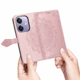 Flip case for Oppo A40 / Oppo A40m, Mandala, pink rose gold