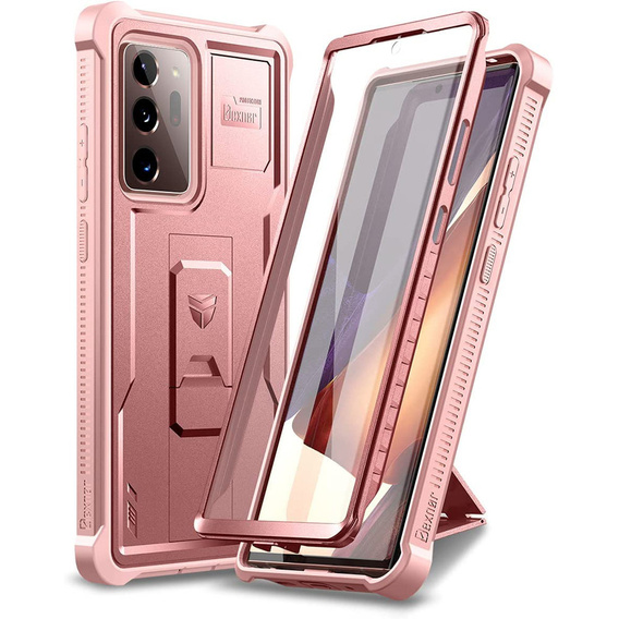 Armored case for Samsung Galaxy Note 20 Ultra, Dexnor Full Body, pink