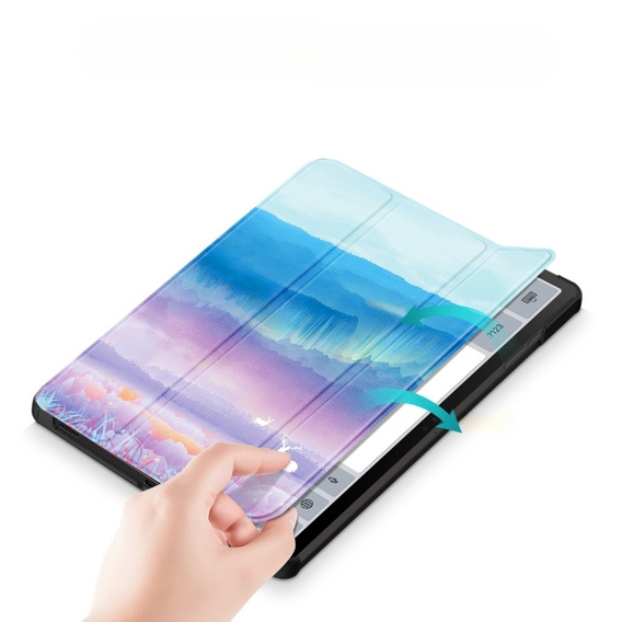 Case for Samsung Galaxy Tab S9, Smartcase Hybrid Pen Slot, deer fantasy