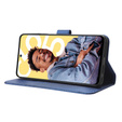 Flip case for Realme C55, Wallet, Smart Magnet, blue