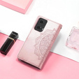 Flip case for Motorola Moto E14, Mandala, pink
