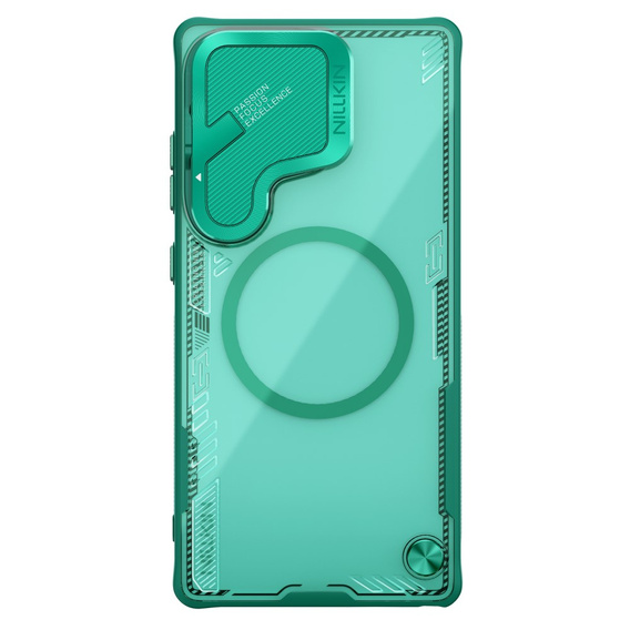 Nillkin Armored Case for Samsung Galaxy S25 Ultra, Icelade Prop, for Magsafe, green
