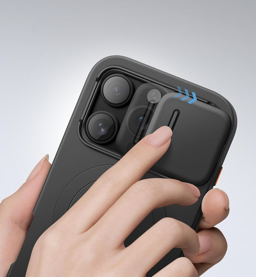 Case for iPhone 16 Pro, Suritch Shockproof, for MagSafe, black