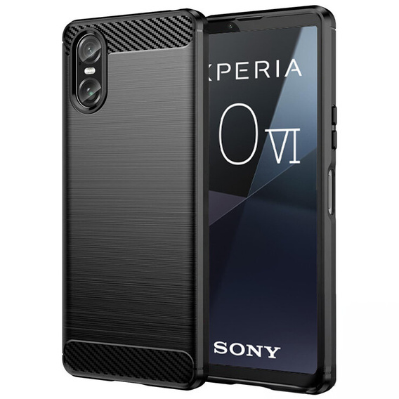 Case for Sony Xperia 10 VI, Carbon, black