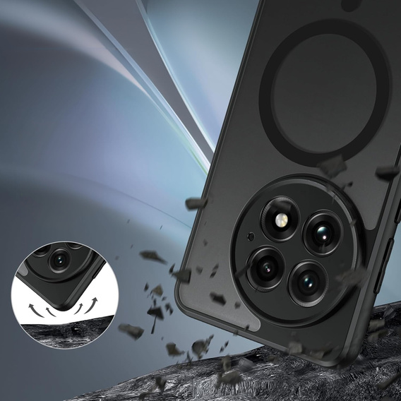 Case for OnePlus 13, for MagSafe, ERBORD Matt Case, black