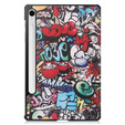 Case for Samsung Galaxy Tab S10 Lite / S10 FE / S9 FE, with flap, graffiti