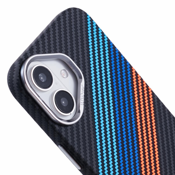 MagSafe's iPhone 16 Plus Case, Carbon Fiber, dark blue