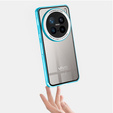 Case for Vivo X200 Pro 5G, Magnetic Dual Glass, blue