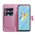 Flip case for Oppo A17, Wallet, kwiat, white