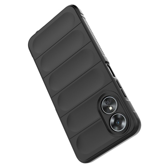 Case for Oppo A17, Gaming Shockproof, black