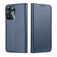 Case for Oppo Reno 11F 5G, Smart Magnet, dark blue + 9H glass