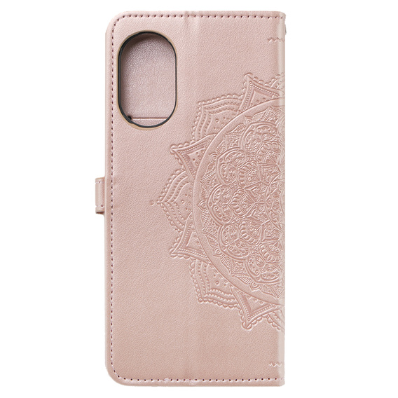 Flip case for Oppo A38 4G / Oppo A18 4G, Mandala, pink rose gold