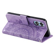 Flip case for Oppo A17, Mandala, purple
