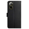 Flip case for Realme C67, Split Leather Wallet, black
