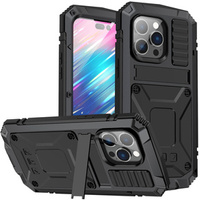 Case for iPhone 14 Pro, R-JUST, armoured, black