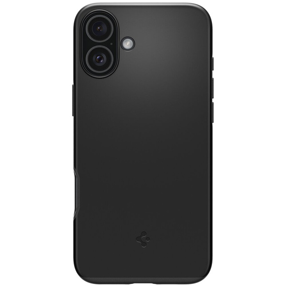 Spigen case for iPhone 16 Plus, Thin Fit Mag, grey + 9H tempered glass