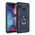 Armor Case for Samsung Galaxy A20E, Nox Case Ring, blue
