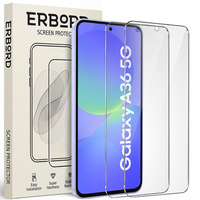 2x Tempered Glass ERBORD 9H Hard Glass for phone screen for Samsung Galaxy A36 5G