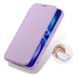 Dux Ducis case for iPhone 17 Pro, Skin X Pro, with flap, for MagSafe, purple