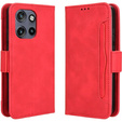 Flip case for Motorola Edge 50 Neo / Motorola ThinkPhone 25, Card Slot, red