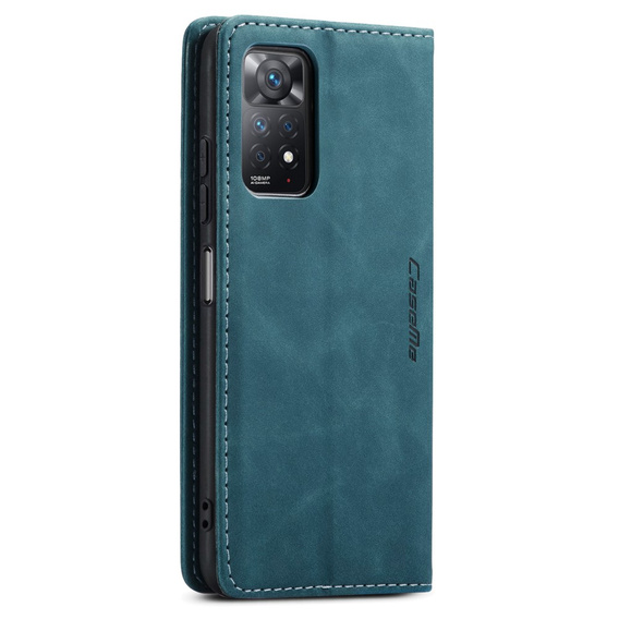 CASEME case for Xiaomi Redmi Note 11 Pro 4G/5G, Leather Wallet Case, green