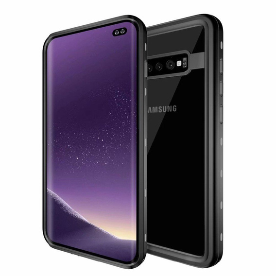 IP68 Waterproof Case for Samsung Galaxy S10+ Plus, Redpepper, black