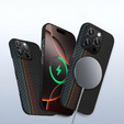 Case for iPhone 16 Pro, Aramid Fiber MagSafe, black 